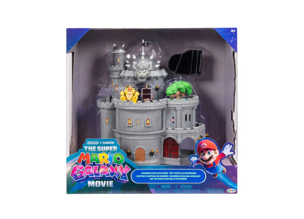 Super Mario Galaxy Movie Deluxe Bowser Castle Playset