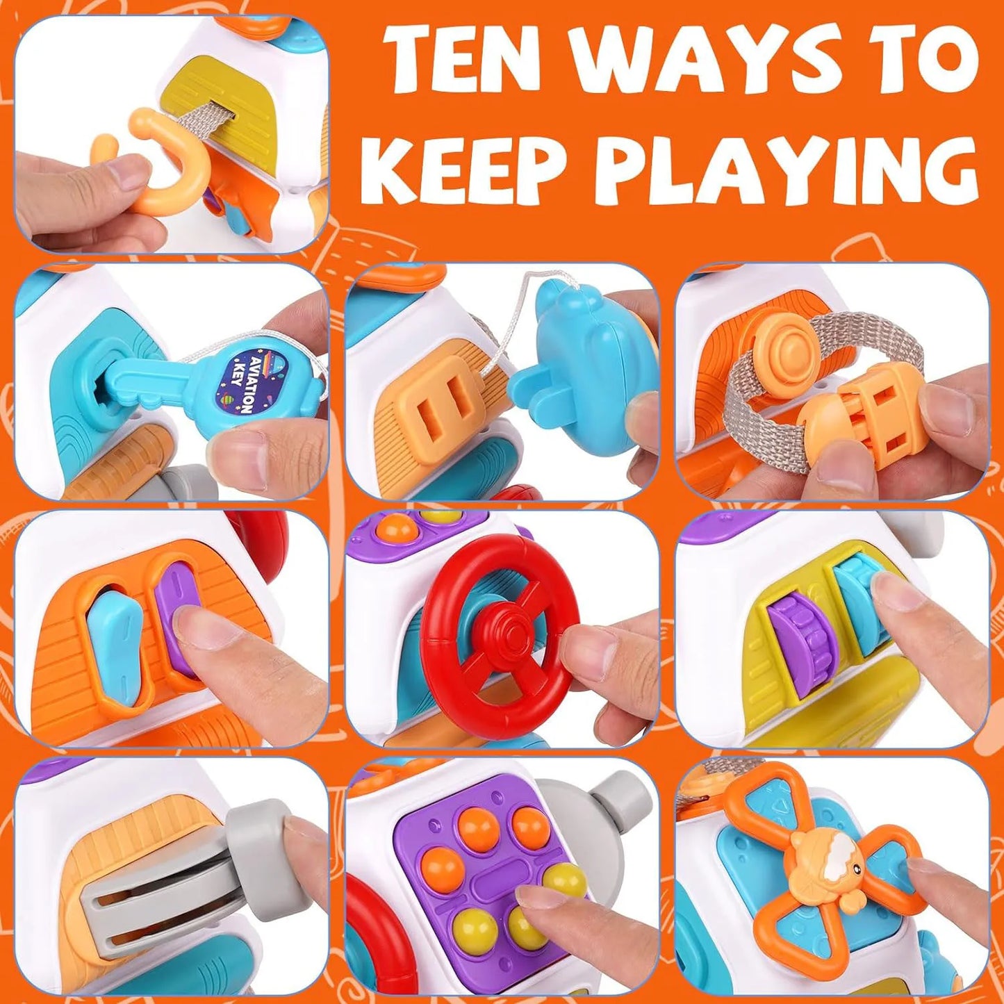 Baby Busy Cube Activity Travel Toy