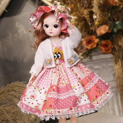 Ball Jointed Doll Playhouse Toy Set