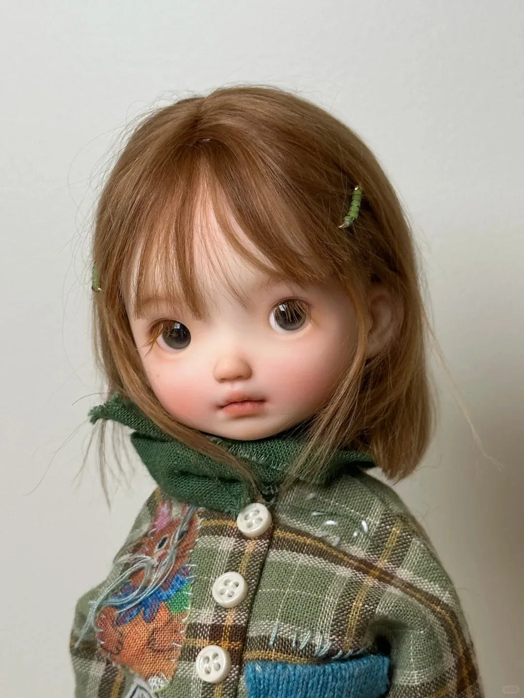Female Doll Special Body Blue Bean Resin Toy