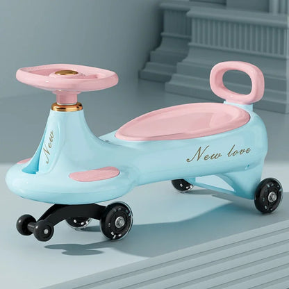 Kids Wiggle Car Ride On Toy with Music