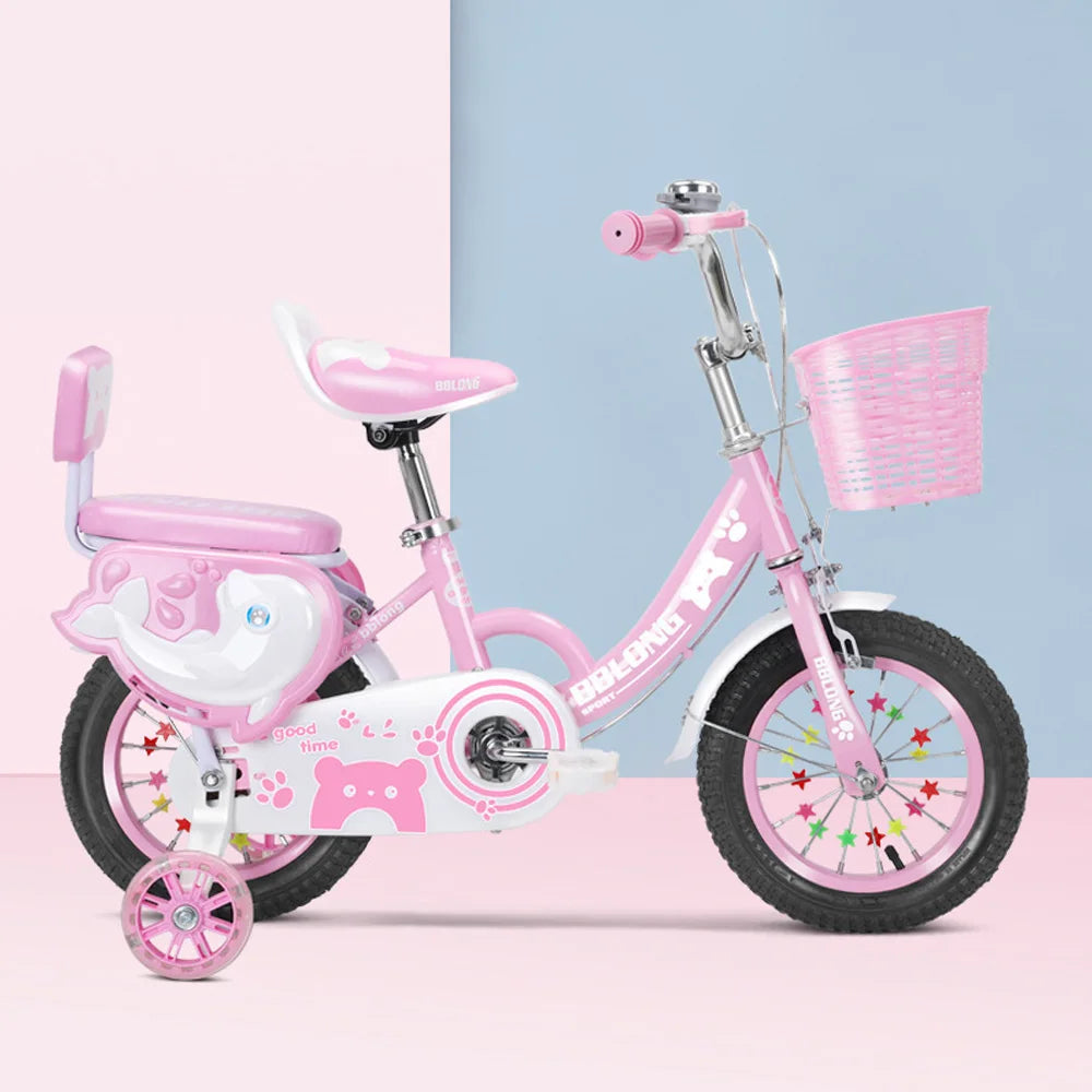 Kids Bike 12-20in Bicycle for Girls Ages 3-13
