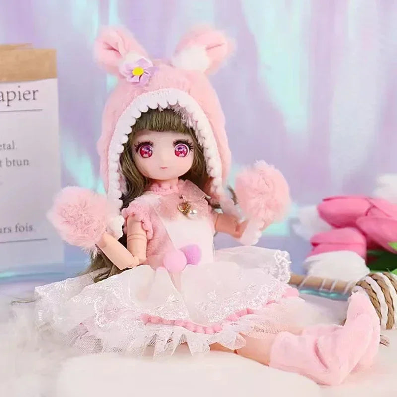 Blonde Brown Eyed Articulated Toys
