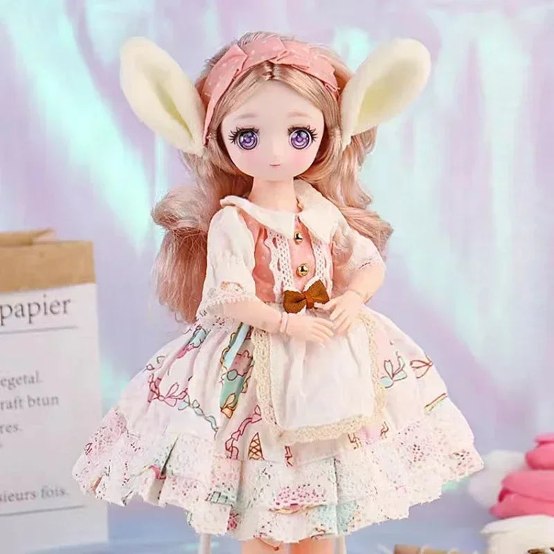 Blonde Brown Eyed Articulated Toys