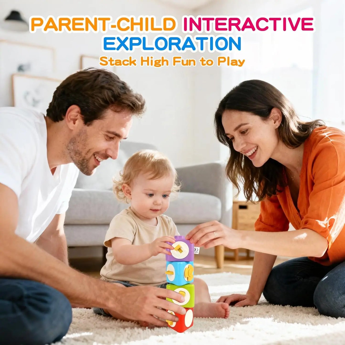 Montessori Activity Cube Busy Board Toy