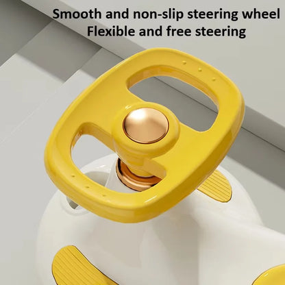 Kids Wiggle Car Ride On Toy with Music
