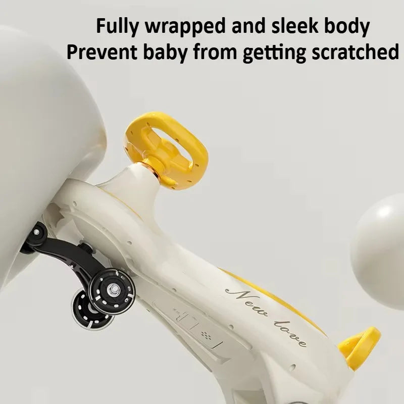 Kids Wiggle Car Ride On Toy with Music