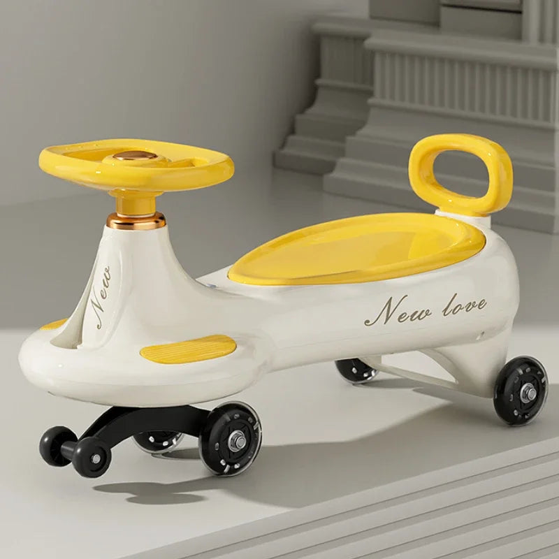 Kids Wiggle Car Ride On Toy with Music