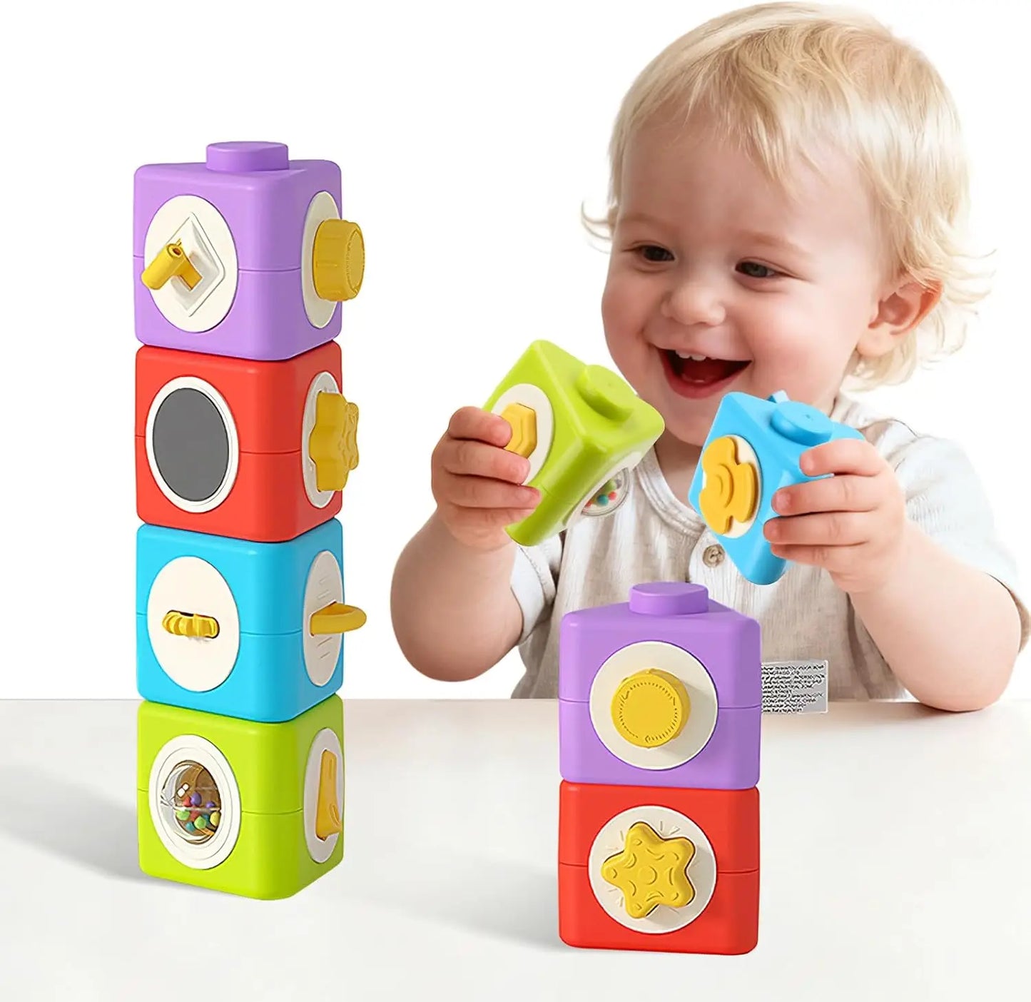 Montessori Activity Cube Busy Board Toy