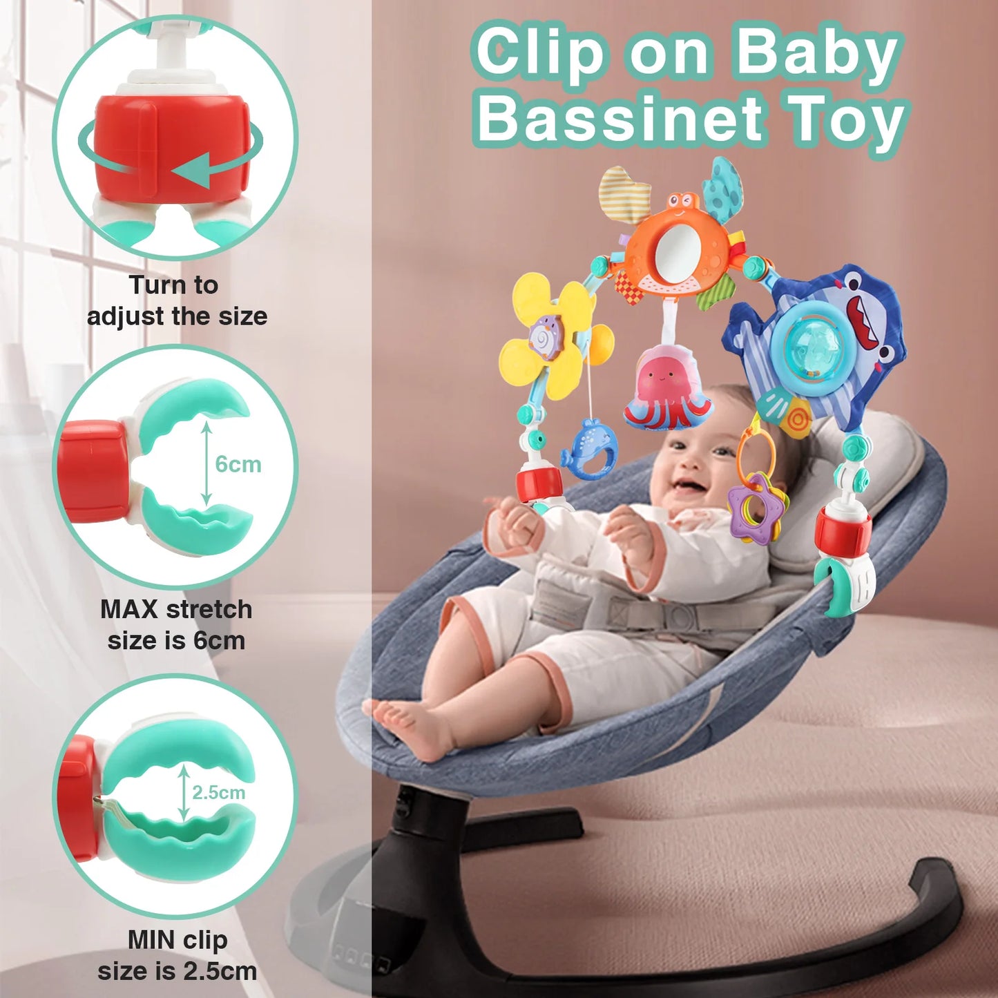 Baby Stroller Arch Toys Bouncer Toy