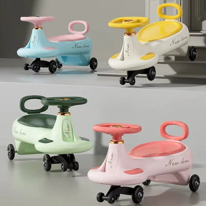 Kids Wiggle Car Ride On Toy with Music