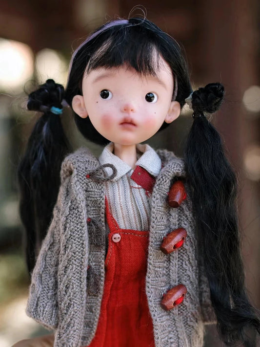 Little Girl Landoudou Resin Model Series Toy