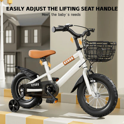 Training Wheels Basket Kids Bicycle