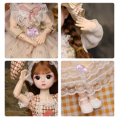 Ball Jointed Doll Playhouse Toy Set