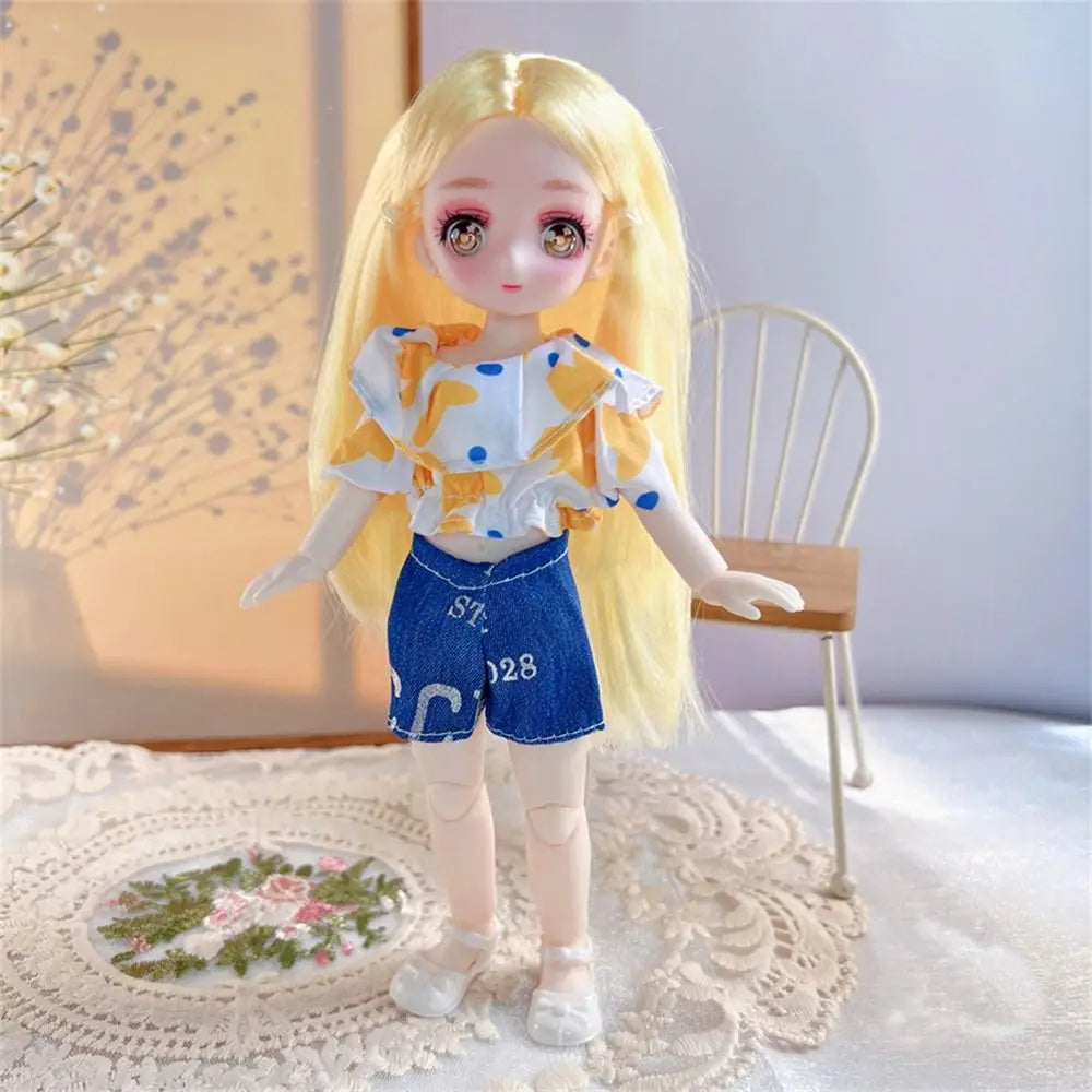 Eyes Comics Movable Joint Hinge Doll