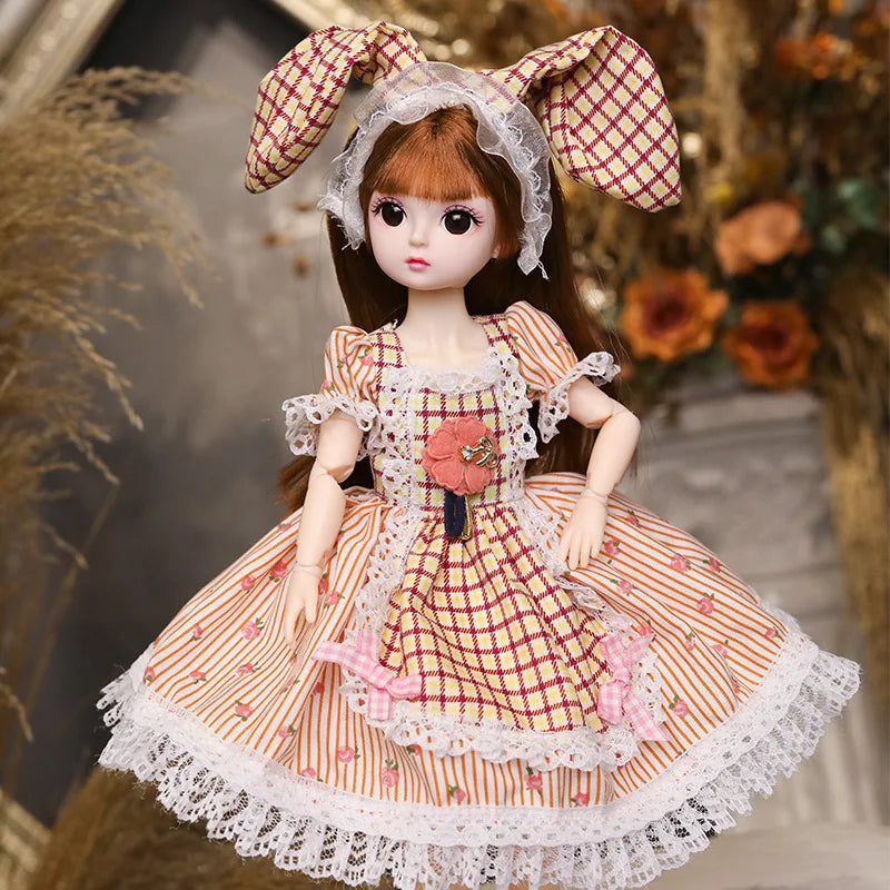 Ball Jointed Doll Playhouse Toy Set