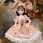 Ball Jointed Doll Playhouse Toy Set