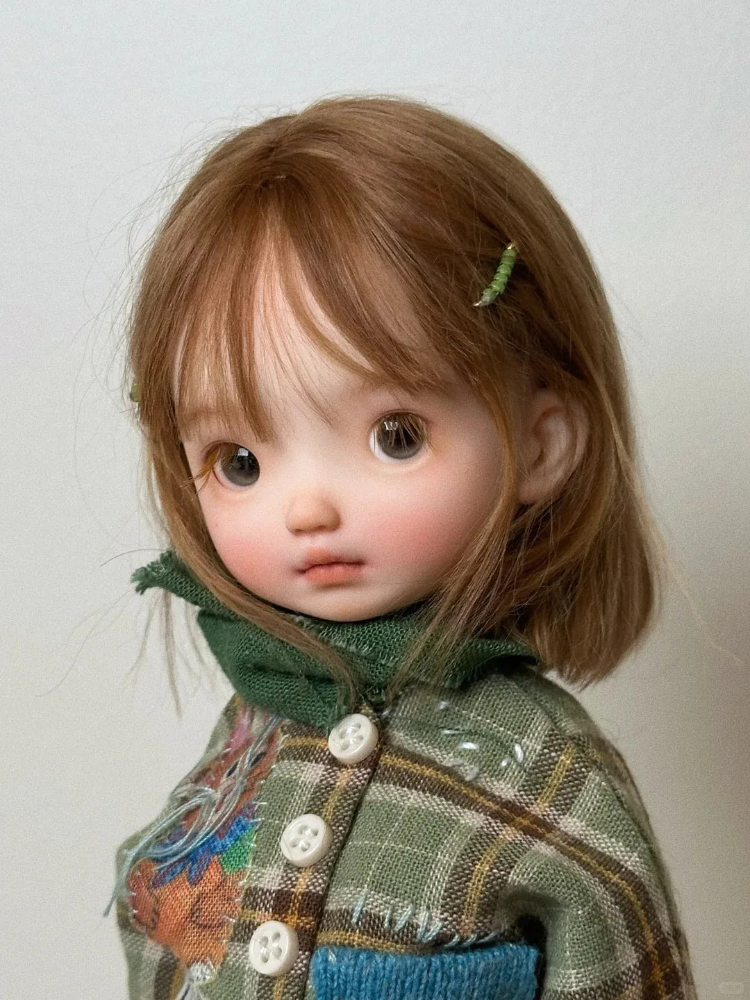 Female Doll Special Body Blue Bean Resin Toy