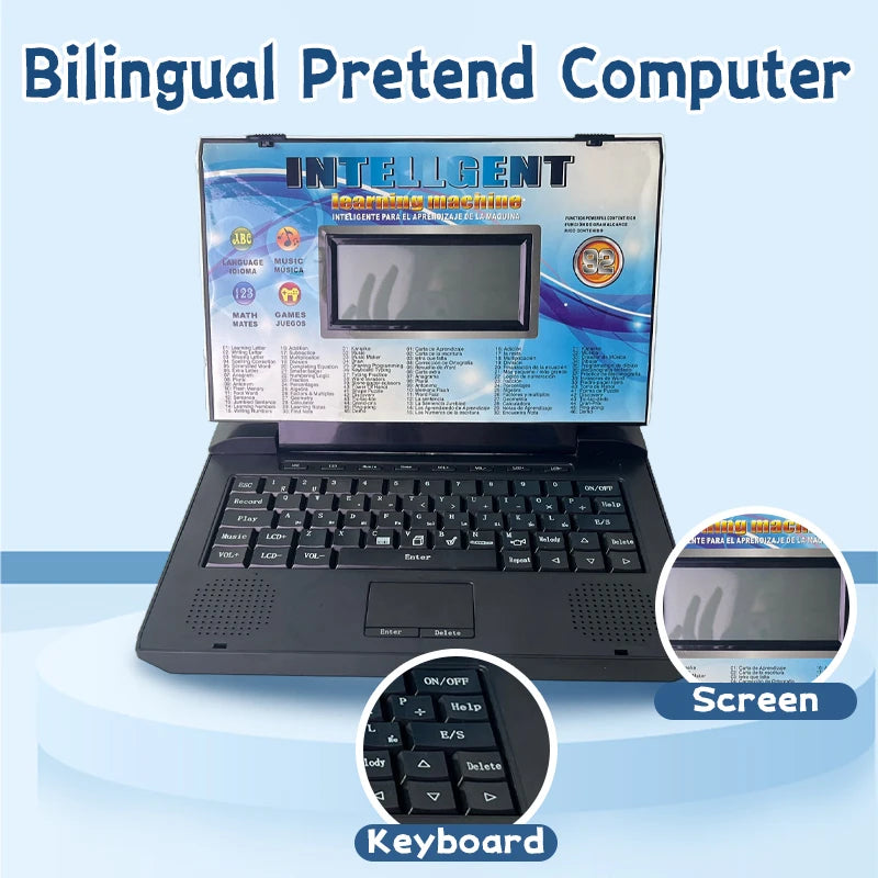 Kids' Educational Laptop Toy (Ages 3+)
