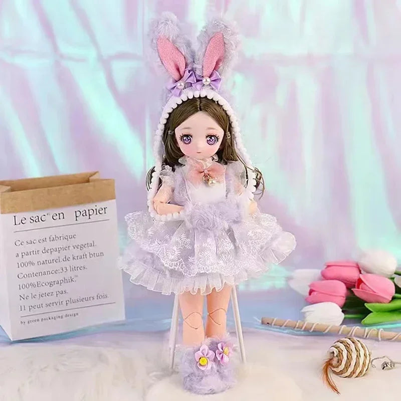 Blonde Brown Eyed Articulated Toys
