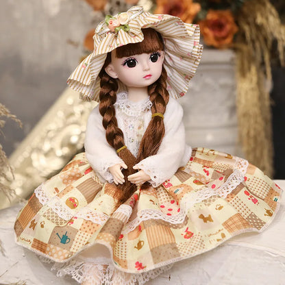 Ball Jointed Doll Playhouse Toy Set