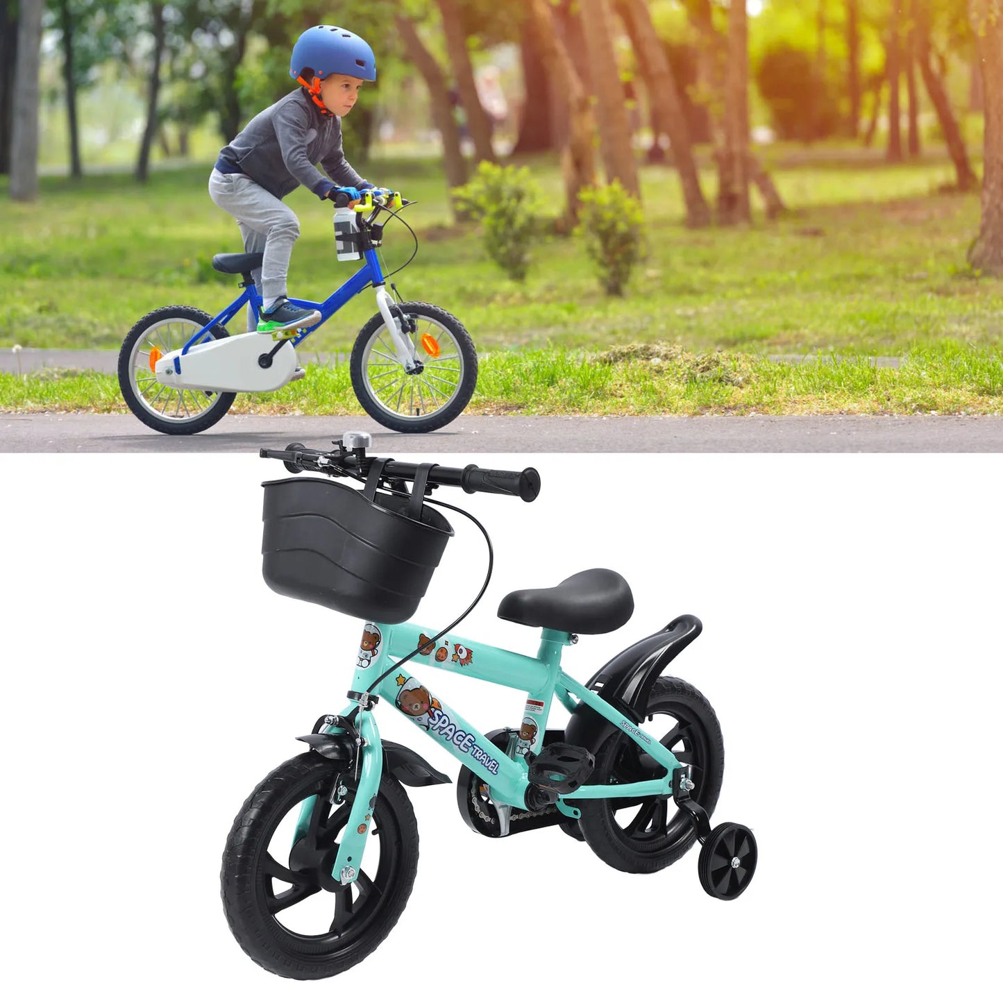 12 Inch Kids Bike Stable Riding High Carbon